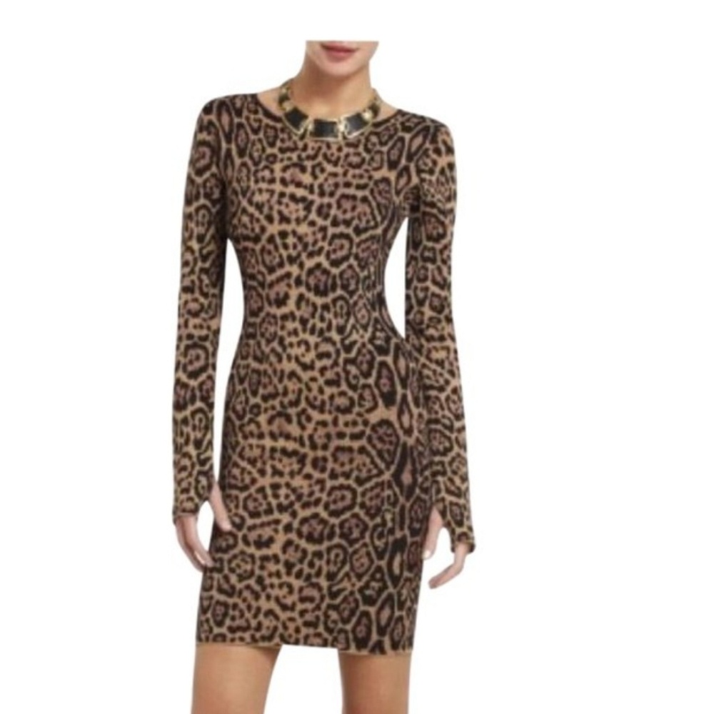 BCBG MaxAzria Leopard Print Dress